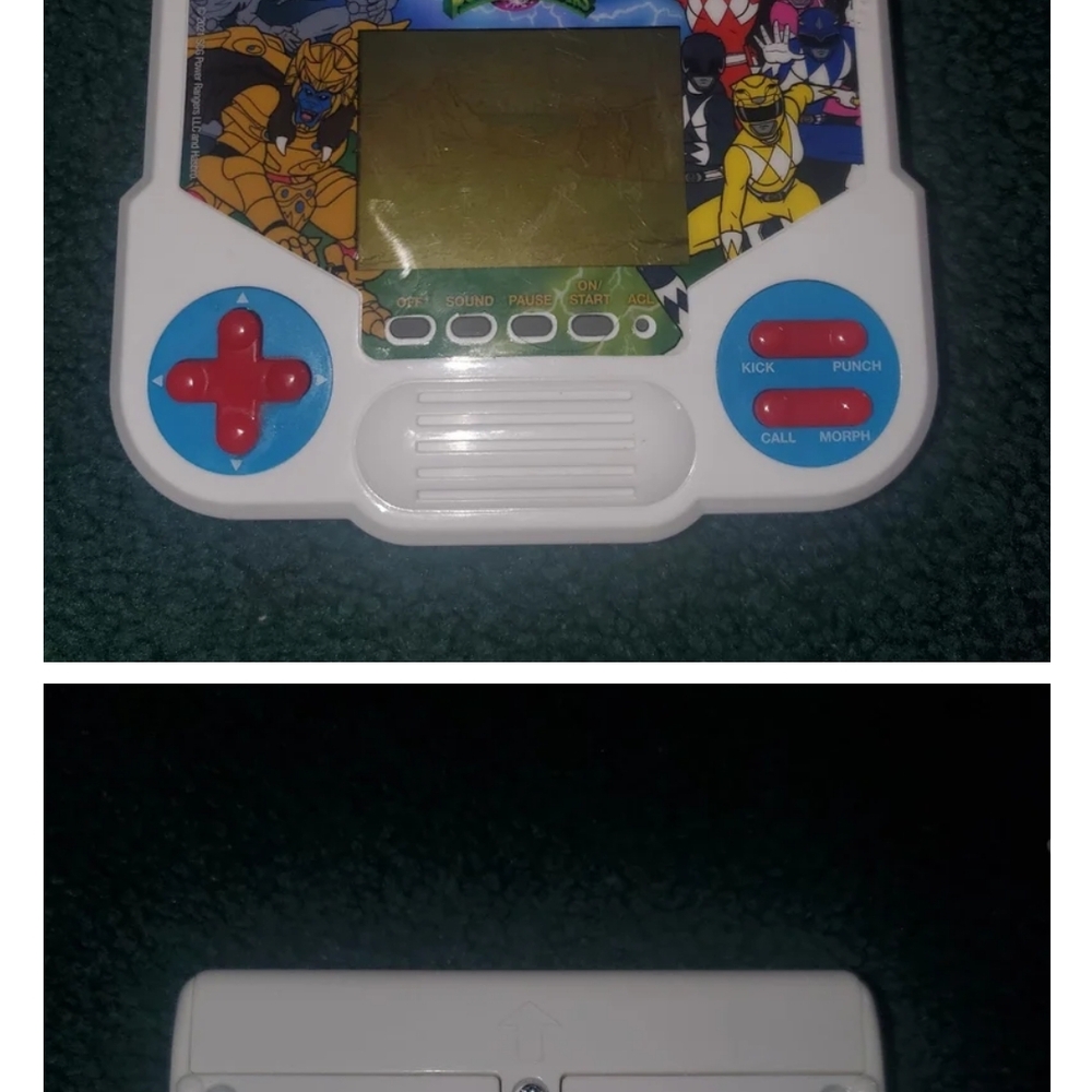 Power Ranger Handheld Console White and Red